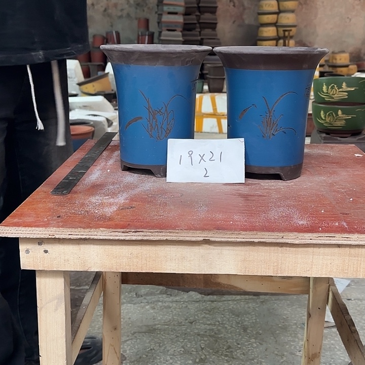 紫砂花盆紫砂花盆