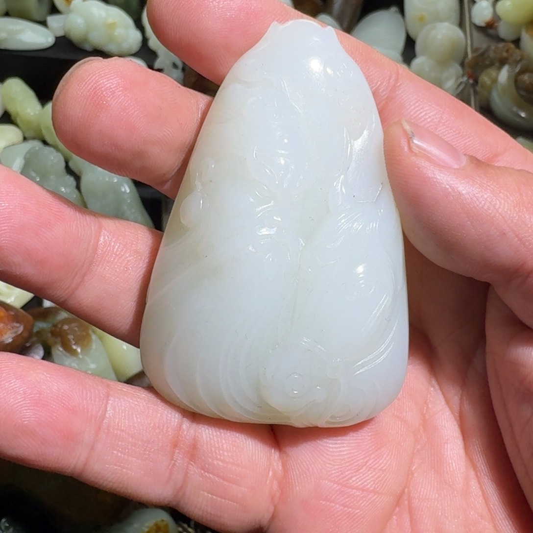 和田玉颈饰未镶嵌徒*