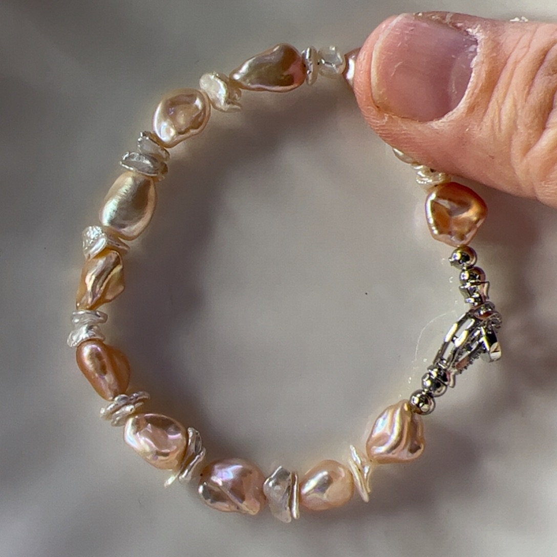 合金淡水珍珠手绳176