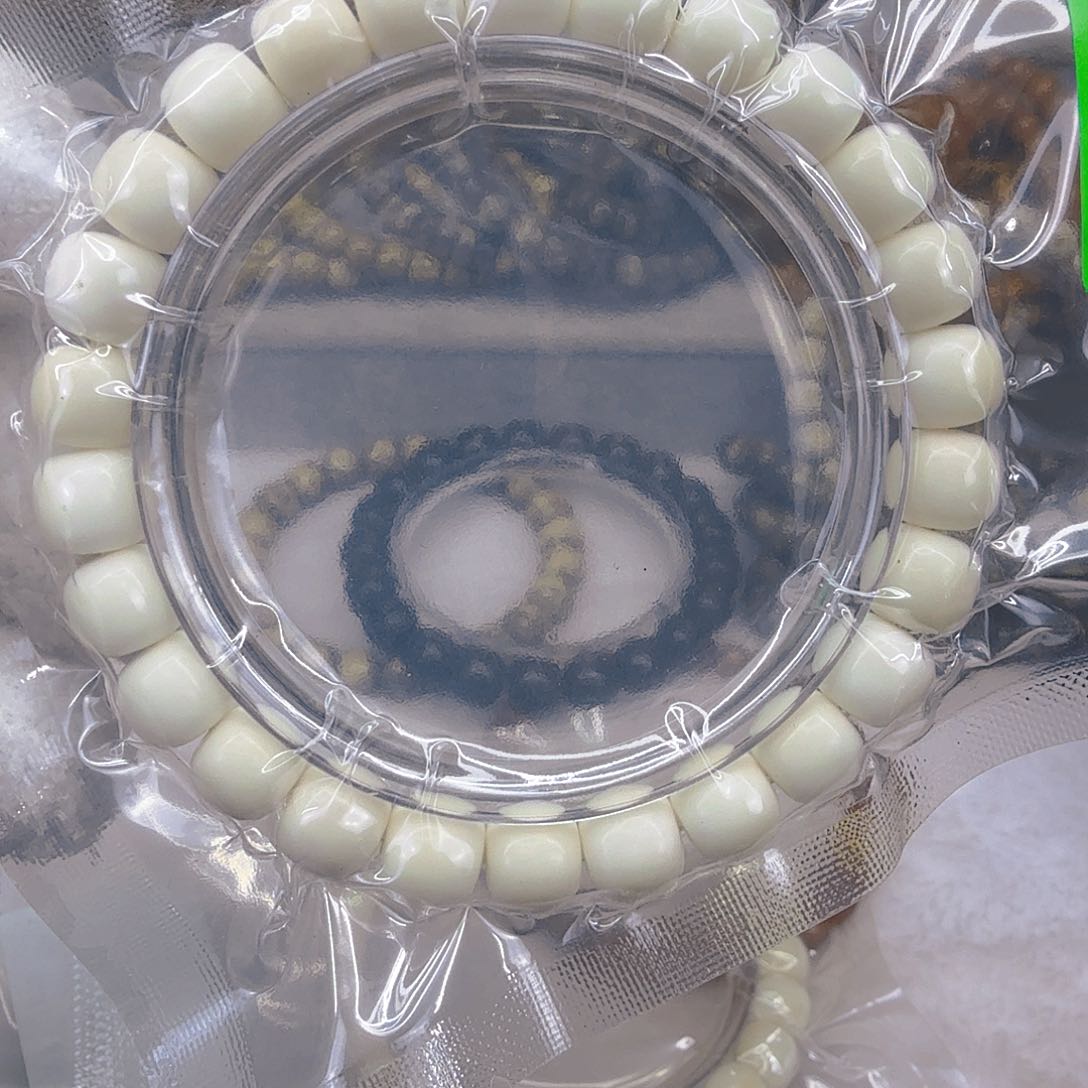 星月菩提手串14白菩提单圈0.9