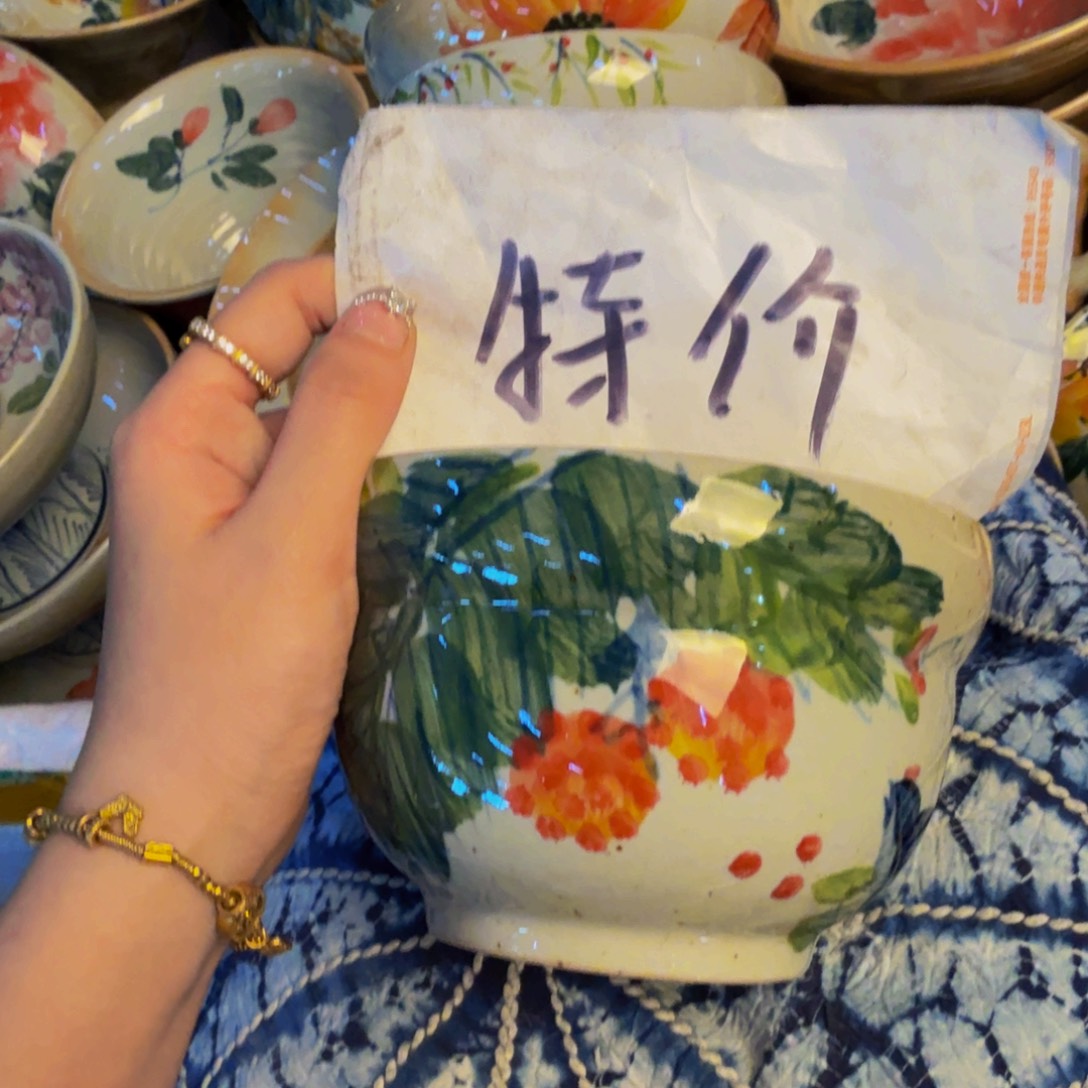 瓷片景德镇陶瓷手工手绘