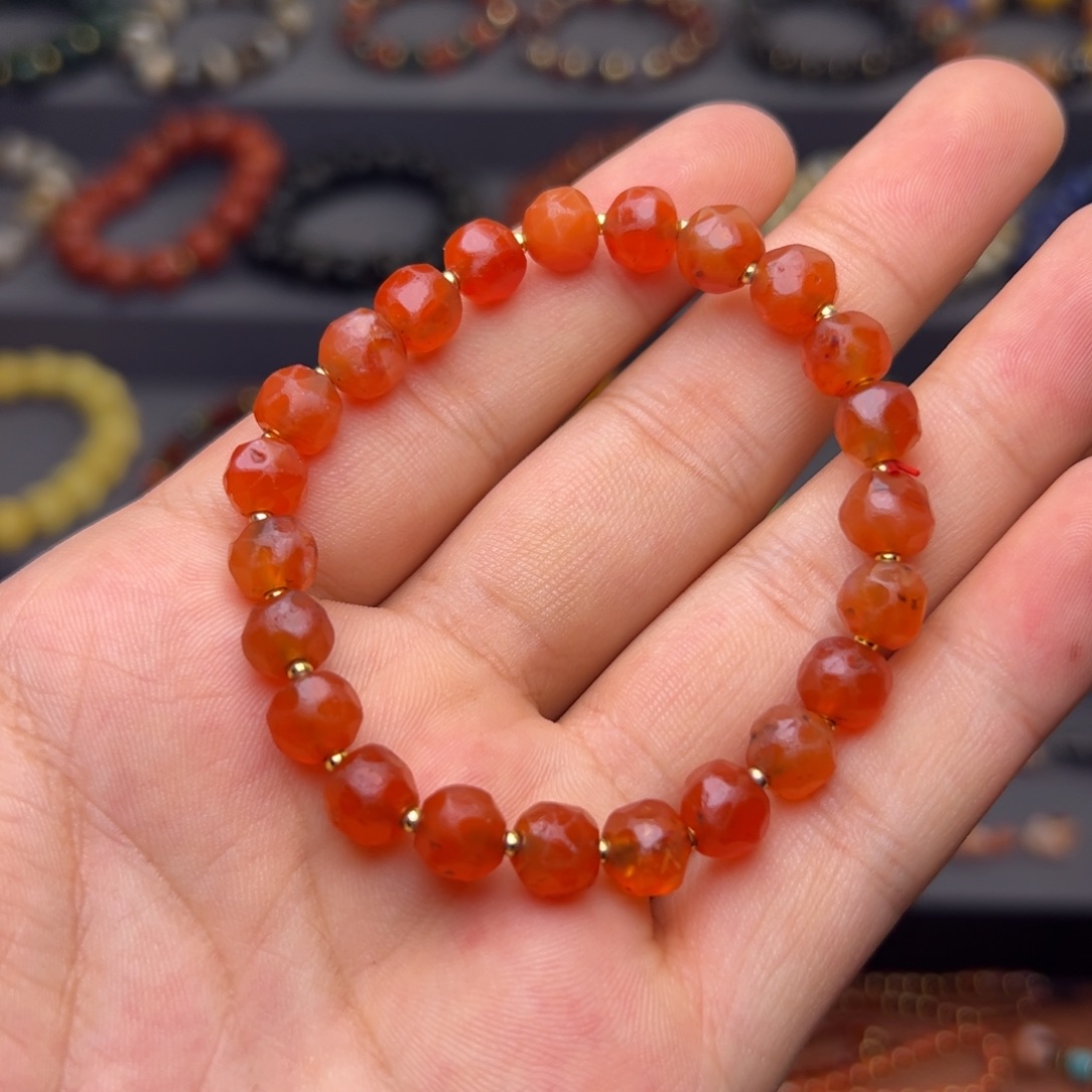 玛瑙/玉髓合金颈饰