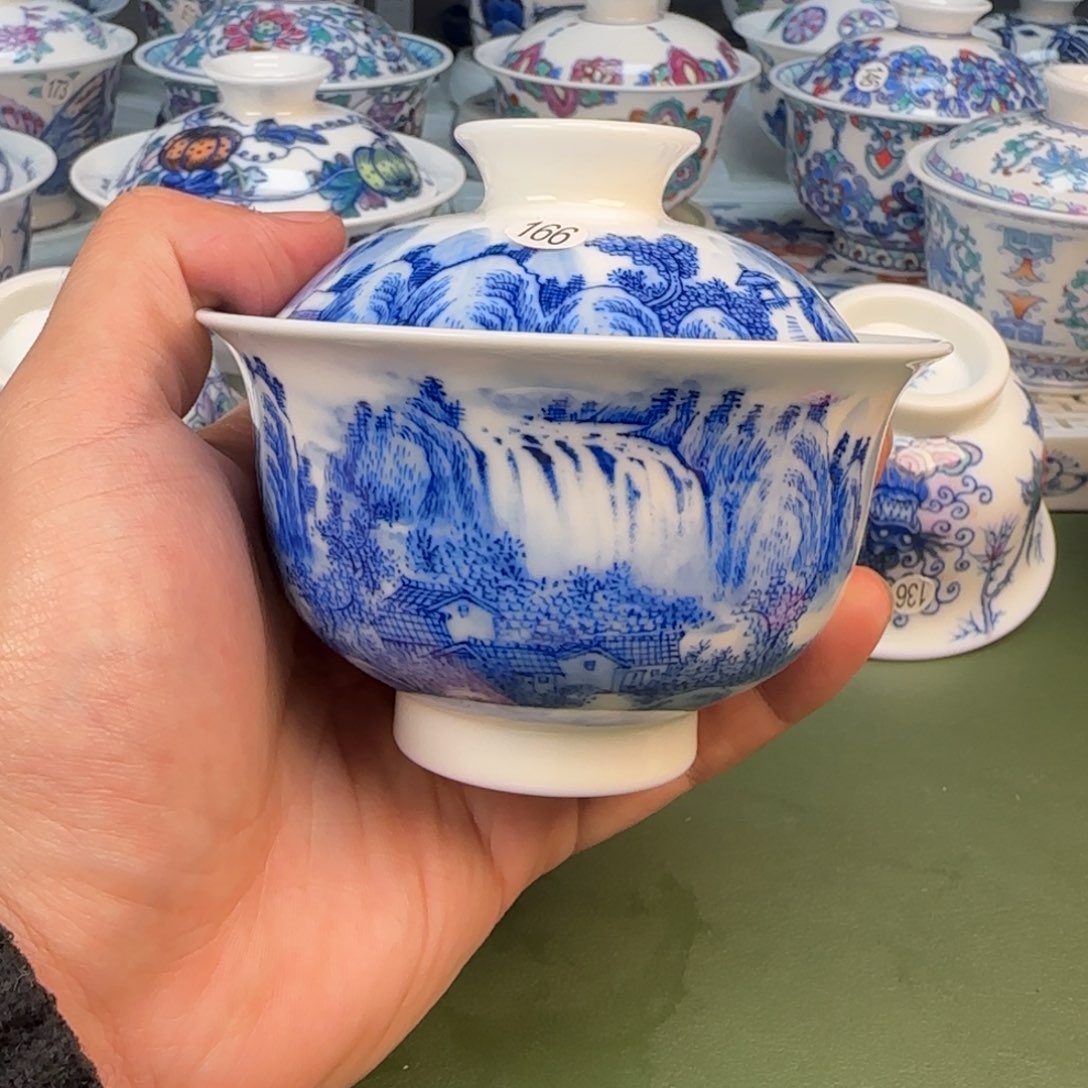 彦祖纯手工手绘茶具166