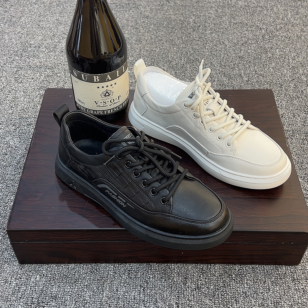 35码起休闲板鞋夏季男士皮鞋真皮新款小白鞋百搭运动鞋子青年皮鞋