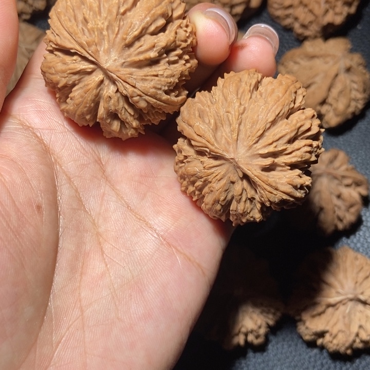 文玩核桃把件秦岭野生文玩核桃
