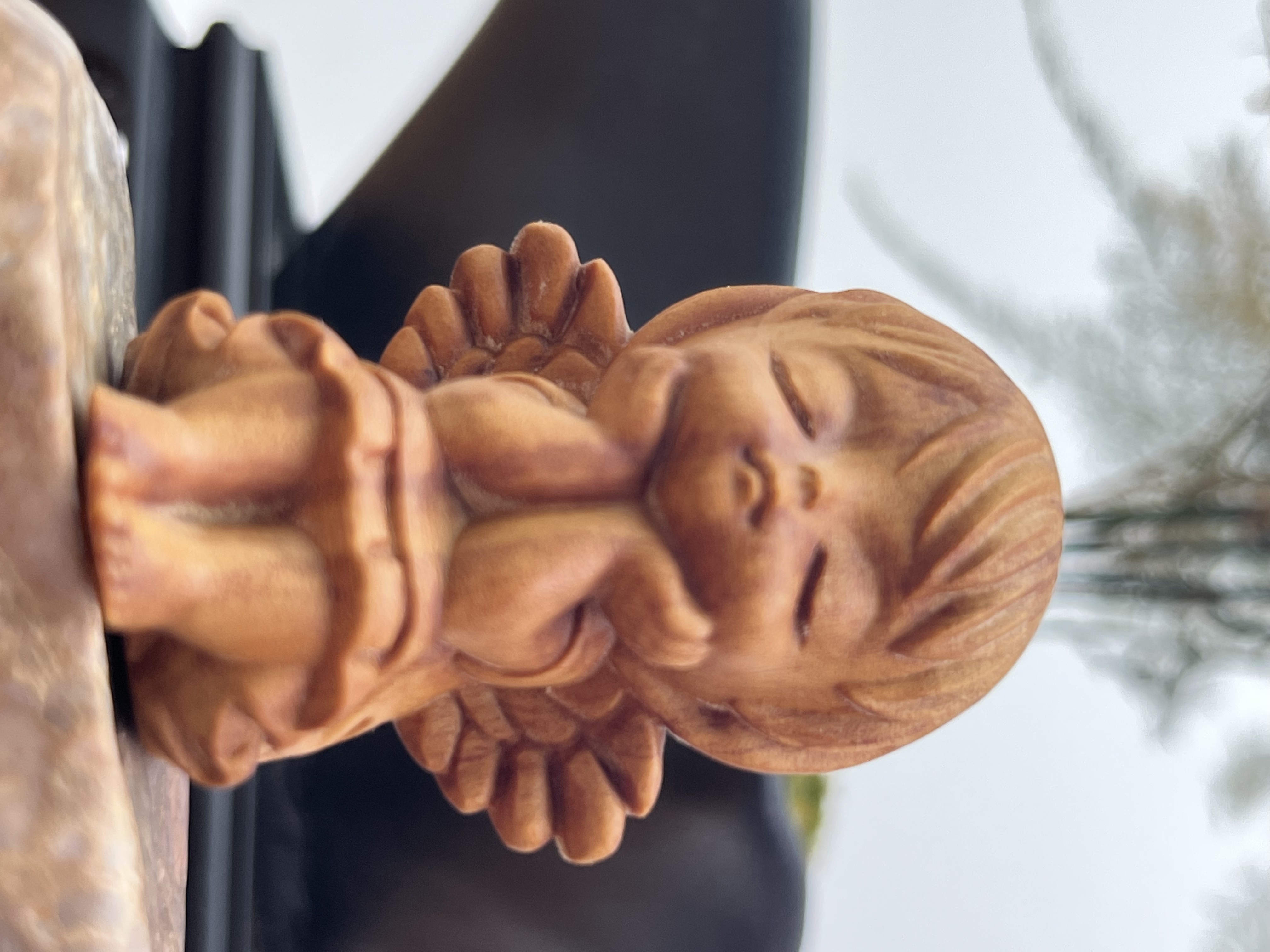 守望天使-可爱老山檀文玩配饰diy手把包包扣潮流甜香味