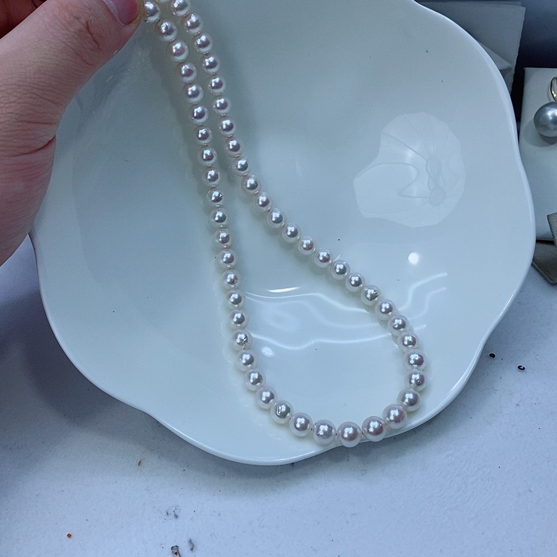 海水珍珠颈饰银S925镶嵌