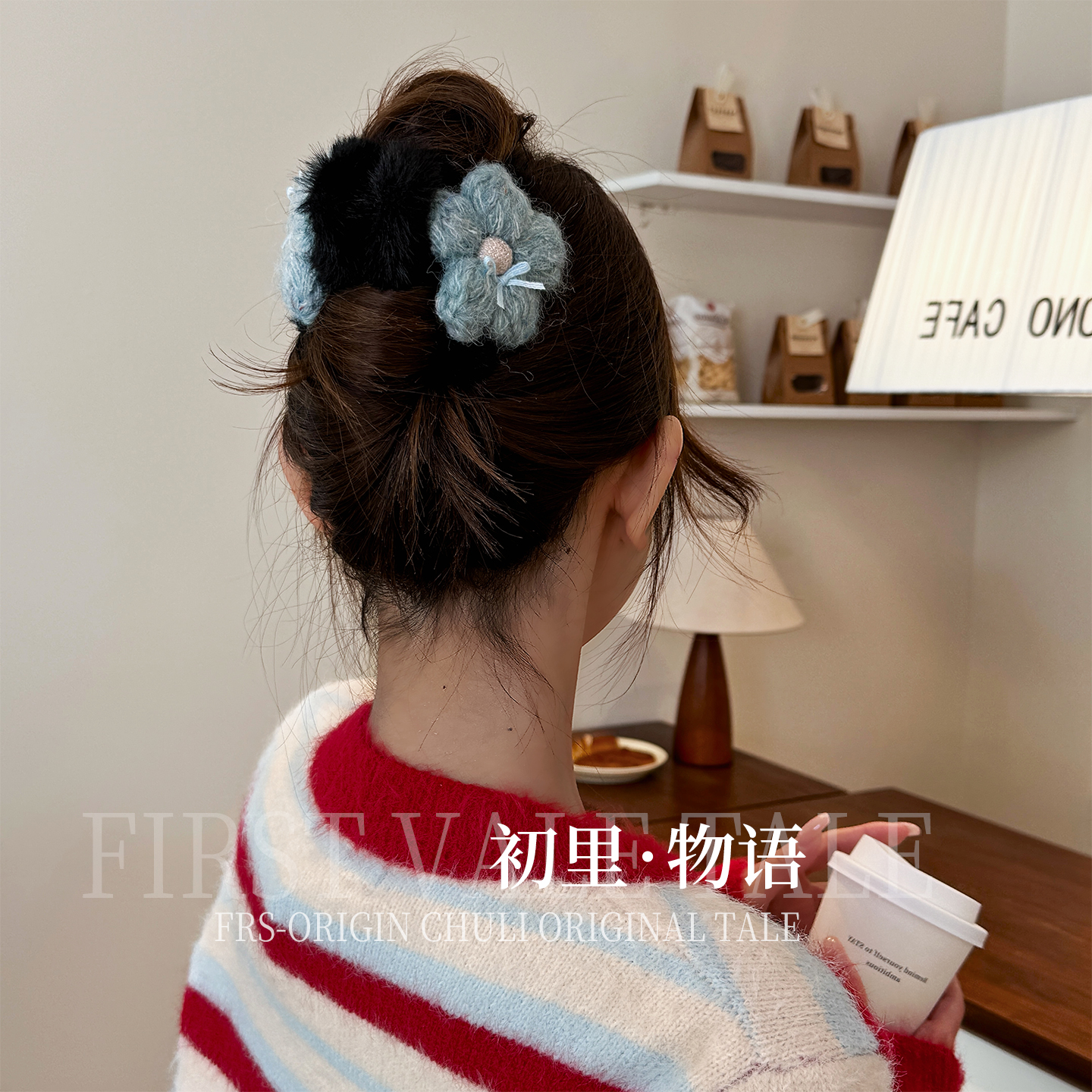 【初里/物语】少女风发夹简约头饰ins森系超仙小粉花百搭发卡