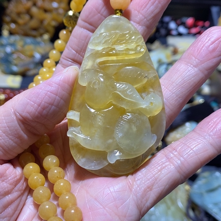 岫玉岫玉吊坠未镶嵌