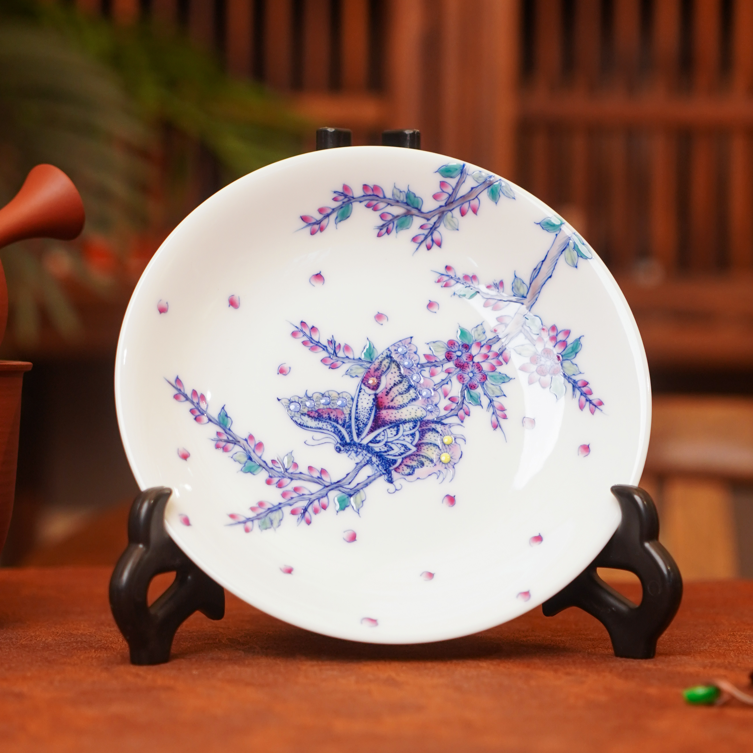 独妙芳华  蝴蝶壶承 手工茶具小泡茶