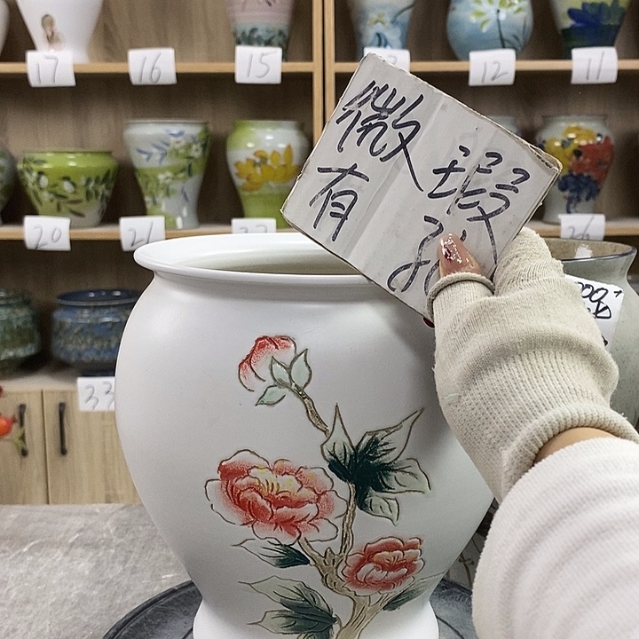 缸13xc景德镇陶瓷花盆