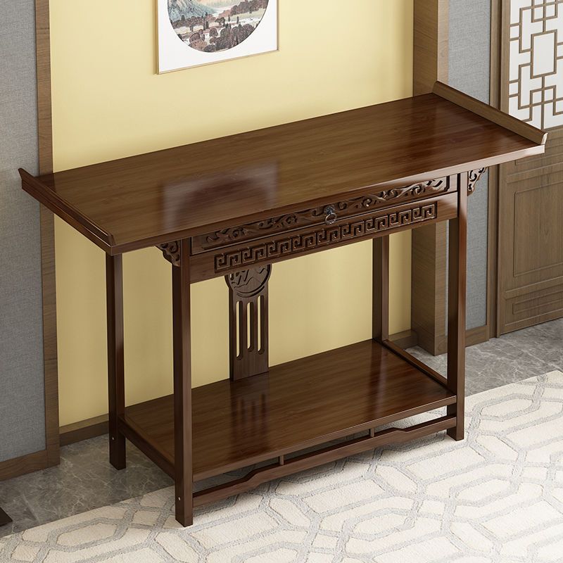 供桌佛台家用香案佛柜神位中式玄关实木柜神柜供台条案大气批发