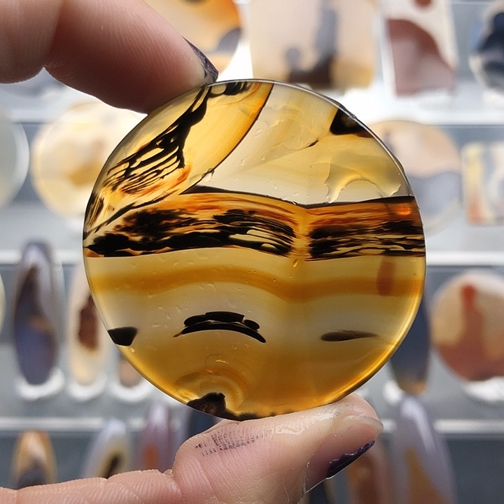 玛瑙/玉髓未镶嵌颈饰137