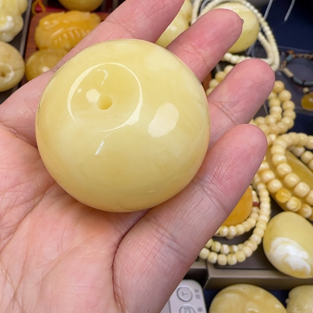 蜜蜡颈饰未镶嵌天然蜜蜡