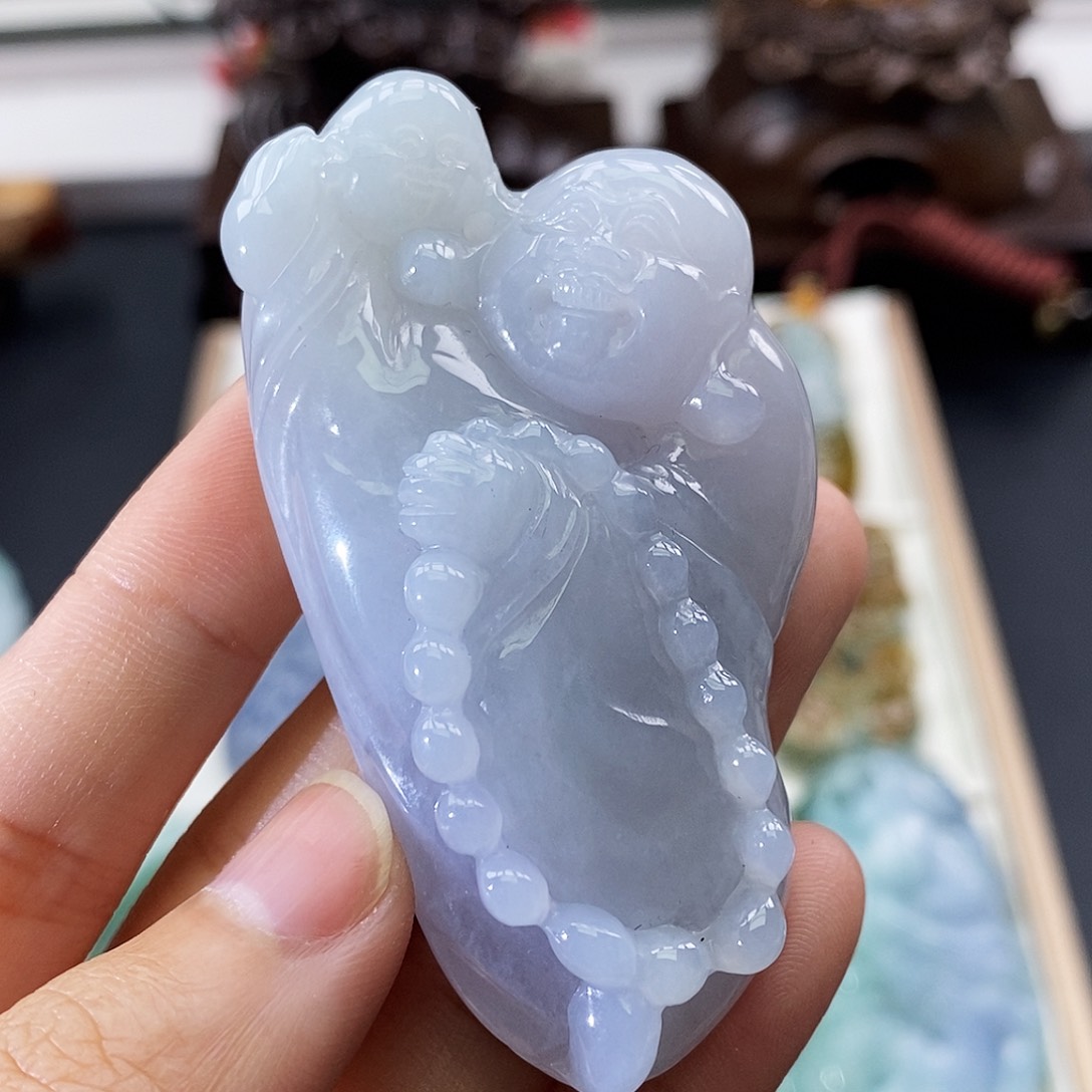 颈饰未镶嵌翡翠缅甸翡翠a货