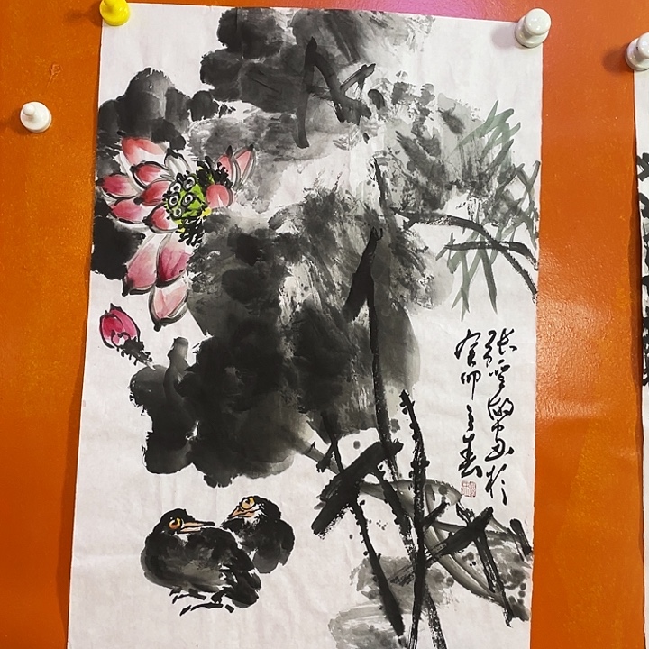 国画张圣敏先生纯手绘作品