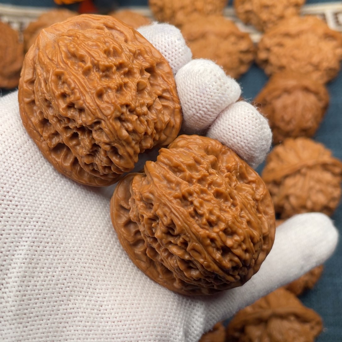 文玩核桃把件39全品高炮凹底南疆