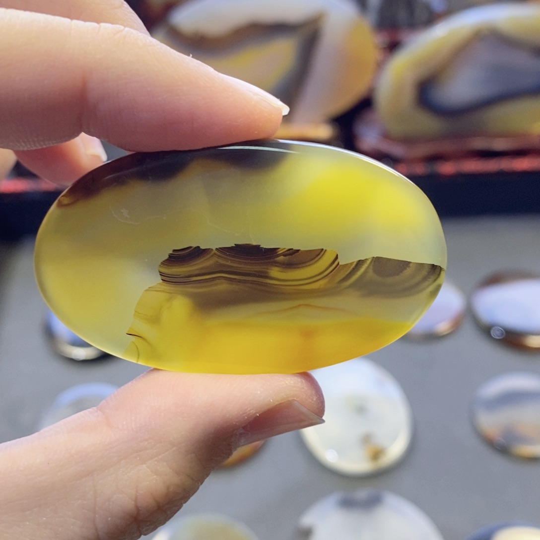 玛瑙/玉髓颈饰未镶嵌编号38