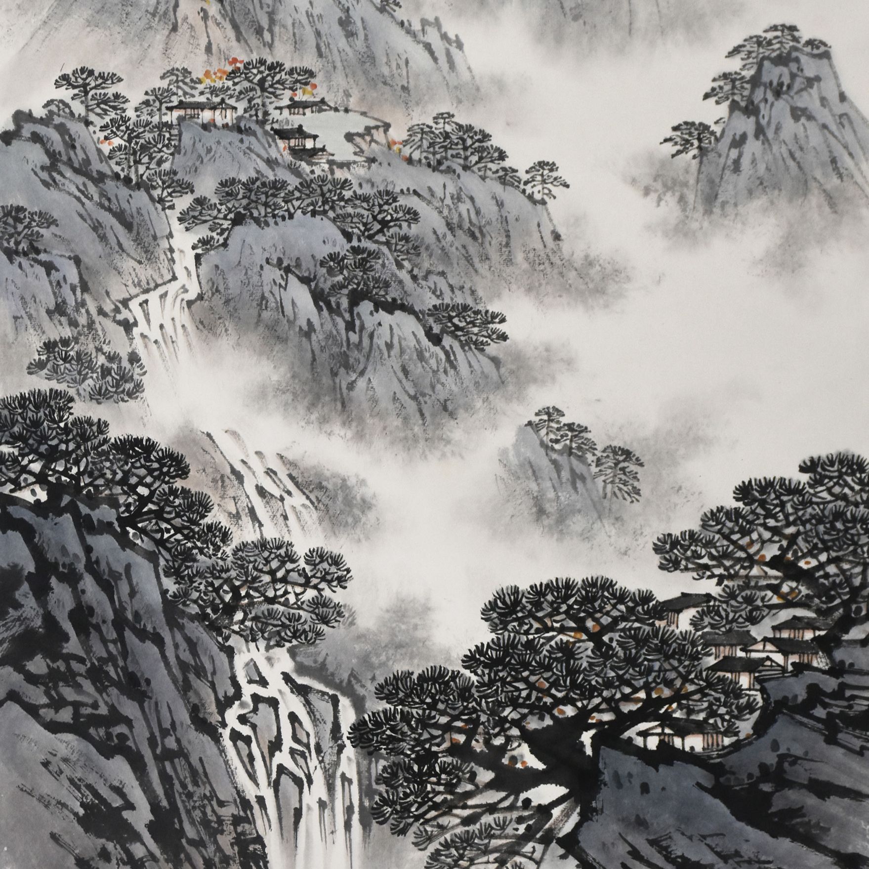 HM5049 群岚積翠 68×48 纸本立轴 2.9平尺