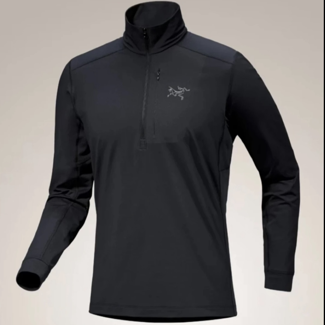 Arcteryx/始祖鸟 Rho LT Zip 抓绒半拉链内搭打底长袖T恤