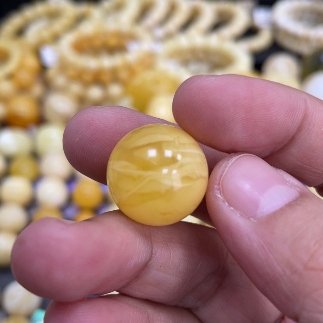 裸石蜜蜡未镶嵌17.8mm