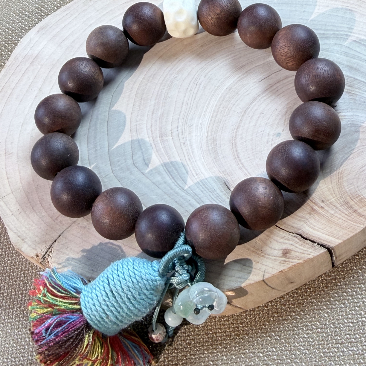 木质手链 时尚饰品 手工手串制作