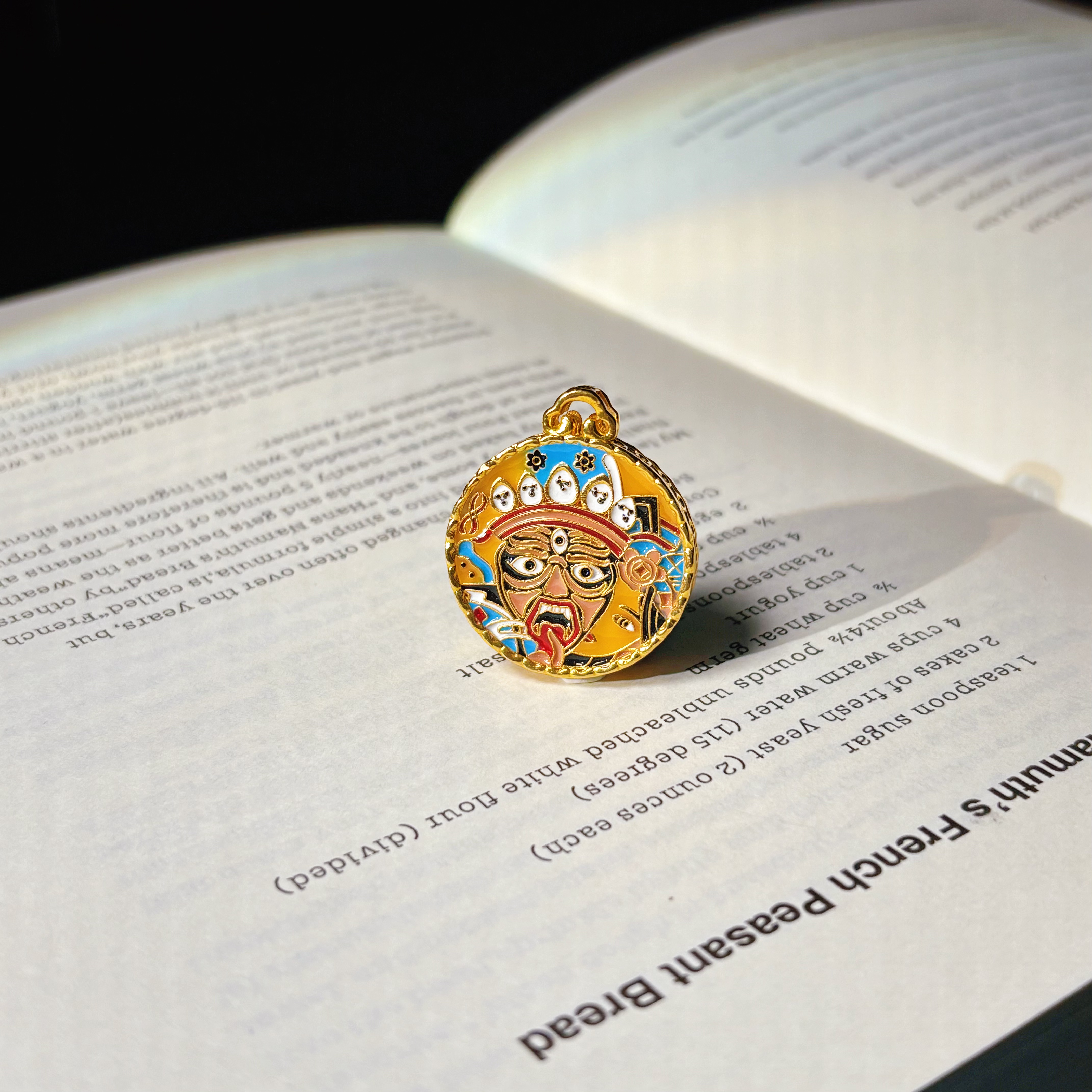 黑玛瑙 扎基拉姆吊坠  18k金  4309 多样性发一件