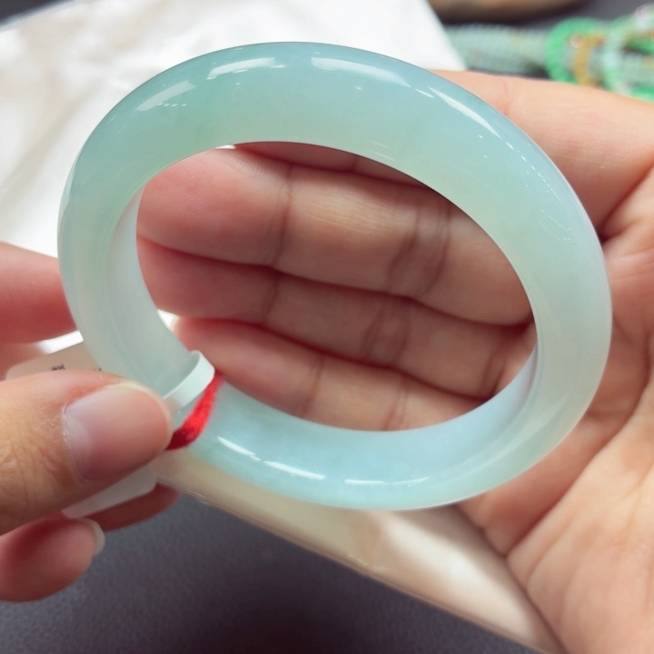 翡翠未镶嵌手镯天然缅甸A货翡翠