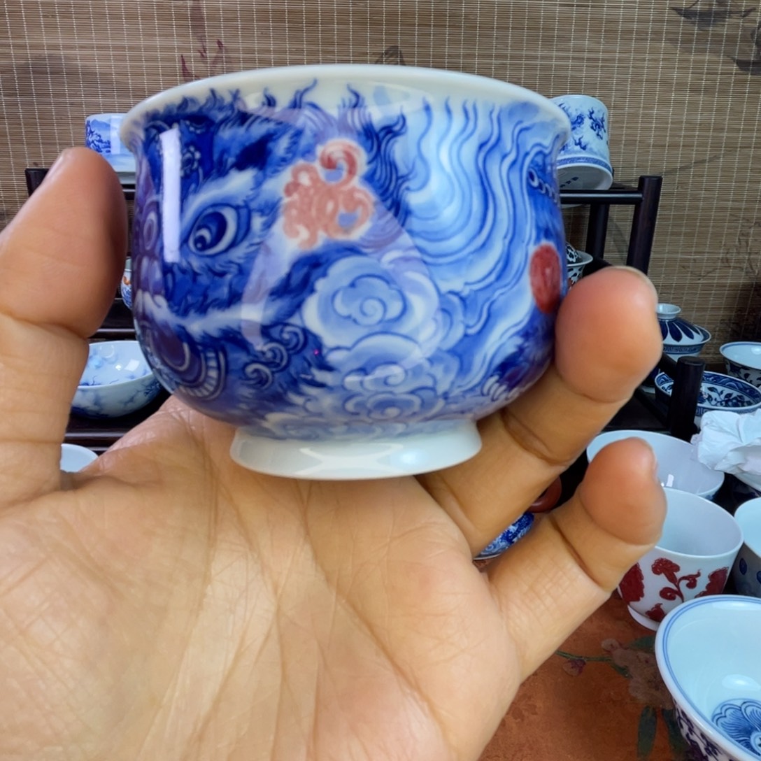 S***t景德镇陶瓷艺术醒师如四杯瑕