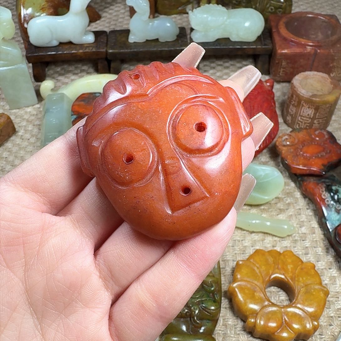 白玉菩提吊坠挂件