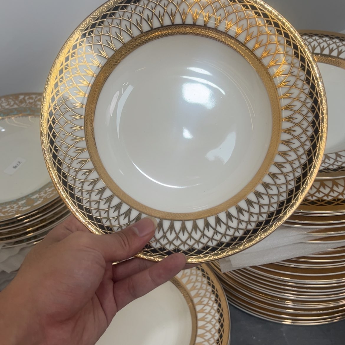 【闪购商品】瓷片9寸草帽盘两个一单福利价