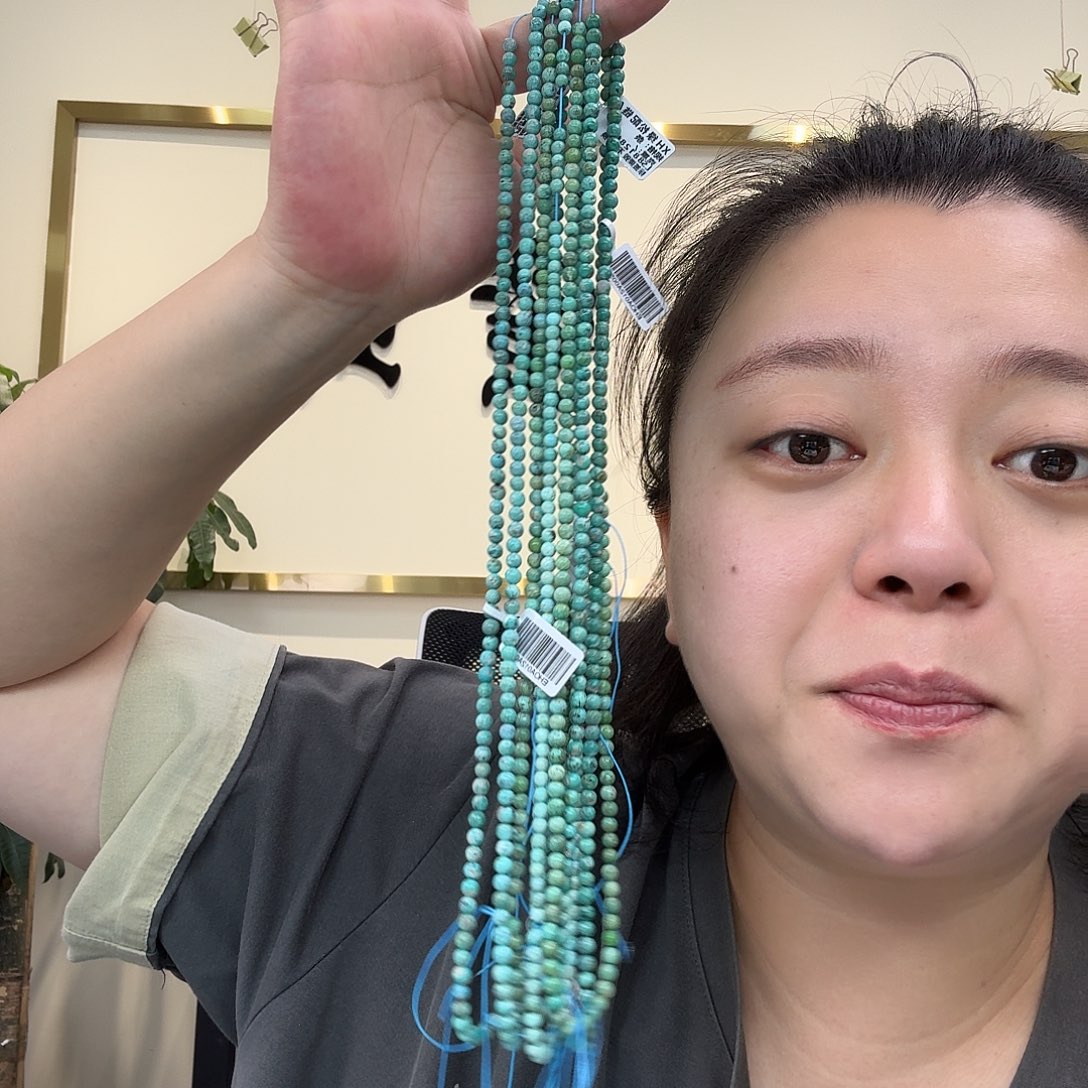 未镶嵌绿松石珠宝奇石8 多样性发货发其一