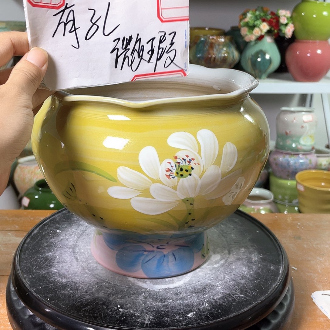 景德镇陶瓷花盆微瑕花器