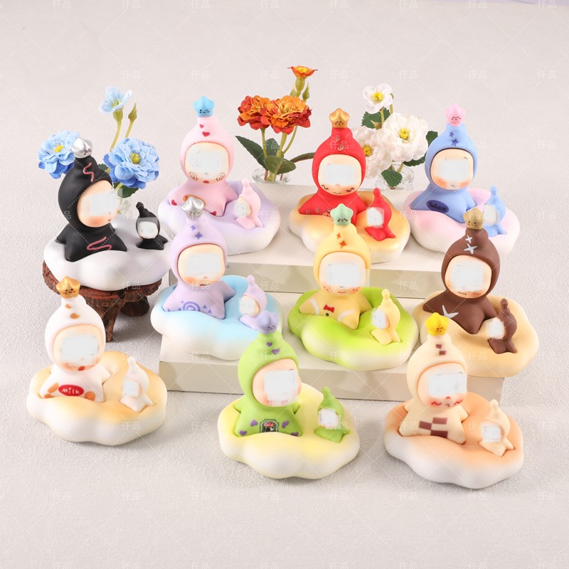 【暴躁】创意云朵兴兴人萌粒居家摆件