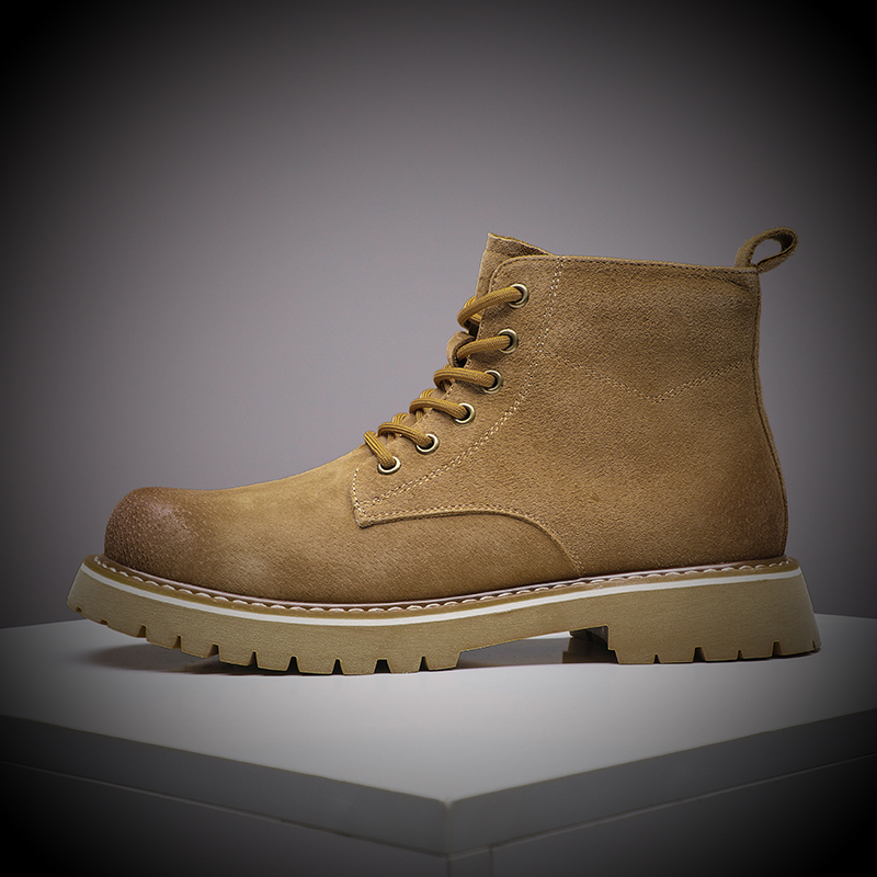 新款马丁靴男士时尚户外休闲百搭复古高帮秋冬潮流