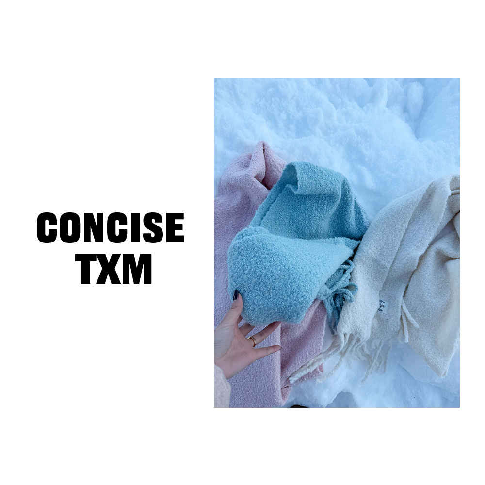 【唐小木】木木同款时尚百搭纯色围巾 A1277