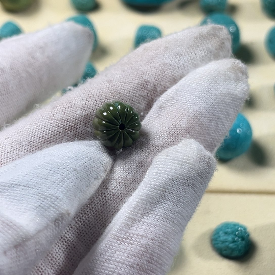 绿松石未镶嵌瓜珠8/9