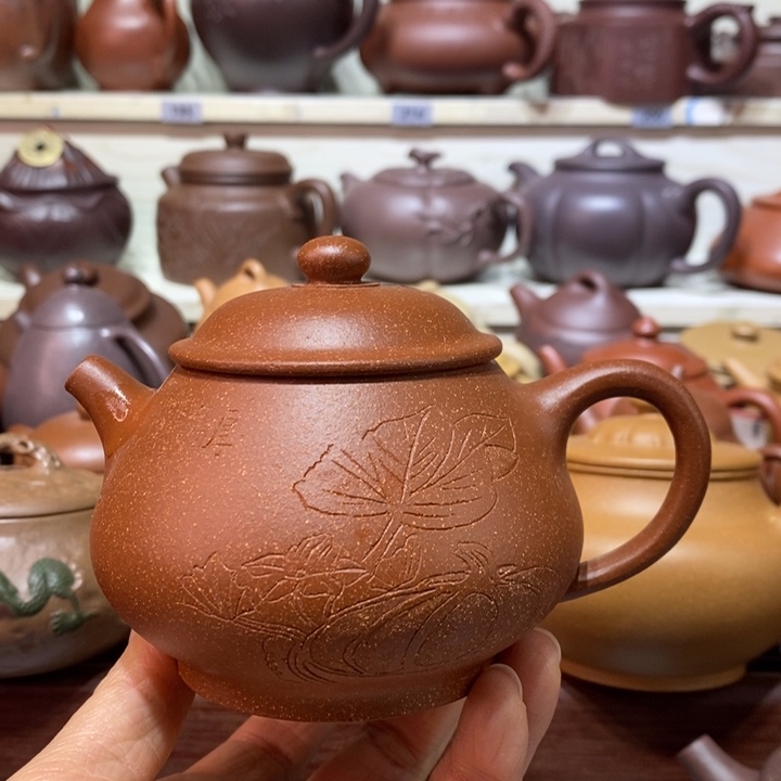 紫砂茶壶微瑕处理一把