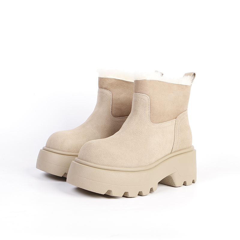 ASX6683【品牌撤柜清仓】雪地靴杏色37