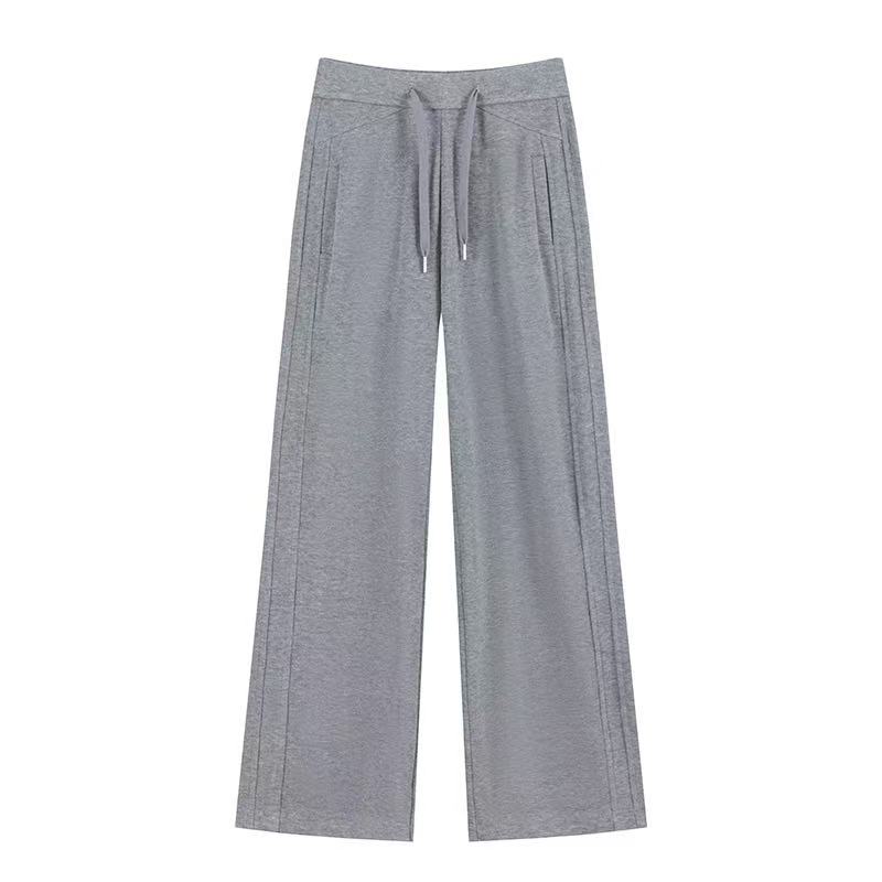 【羊绒+蚕丝】2025秋季上新羊绒蚕丝舒适显瘦直筒百搭阔腿裤2563