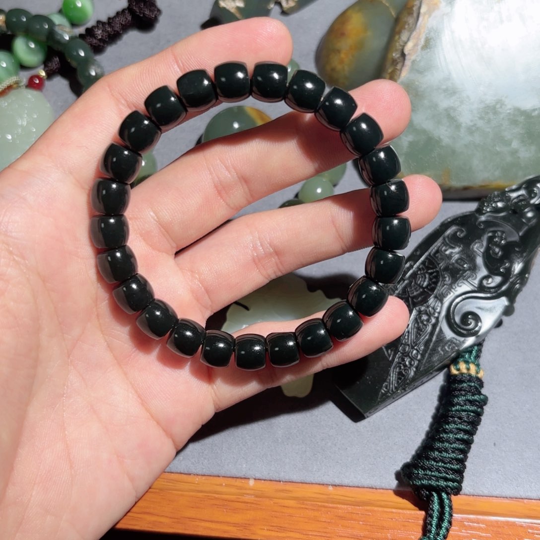 和田玉手链未镶嵌