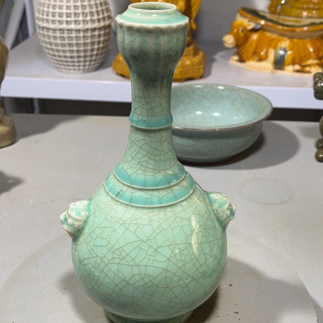 瓶汝窑瓷器品相完美