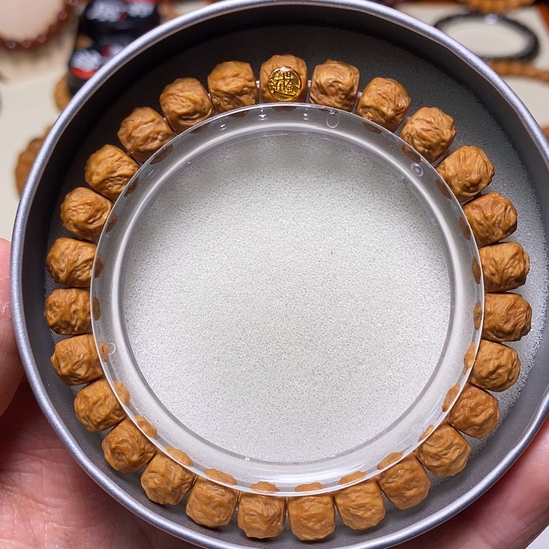 猴头核桃手串全品单标款千刃云锦 尺寸9左右 馒头料