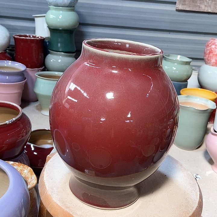 瓶口10高24 景德镇陶瓷学院满29包邮