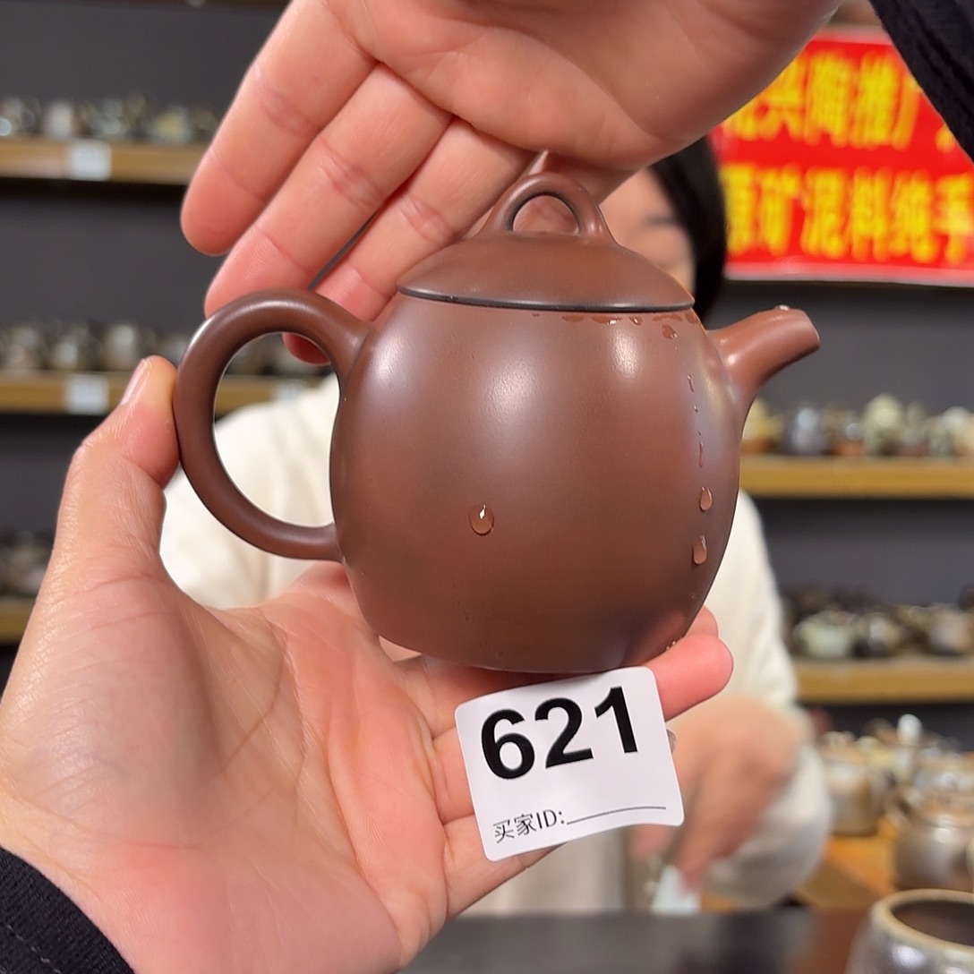 杯坭兴陶纯原矿泥料纯手工壶