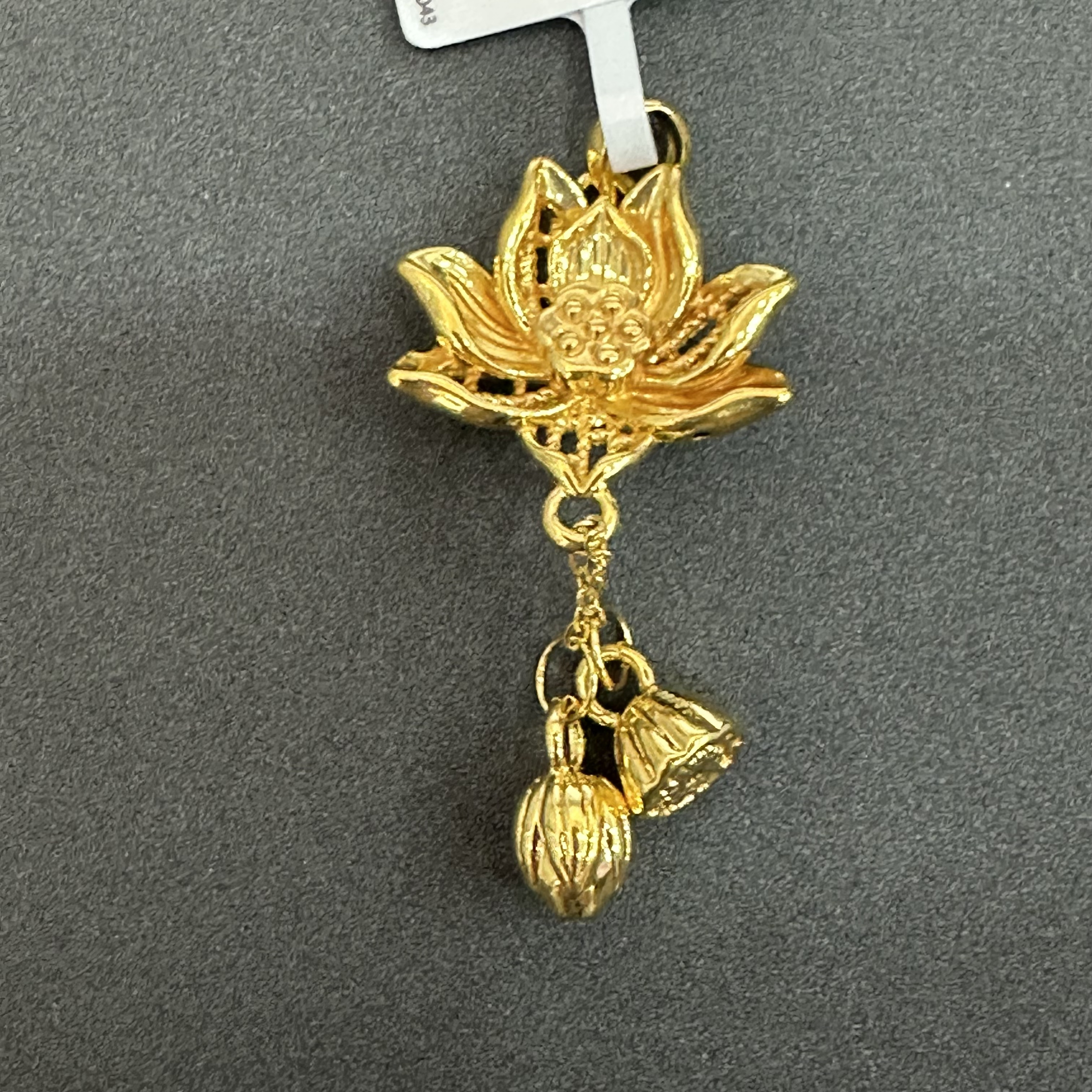 【莹莹专享】足金999 莲花 GP 1.41纳金添福