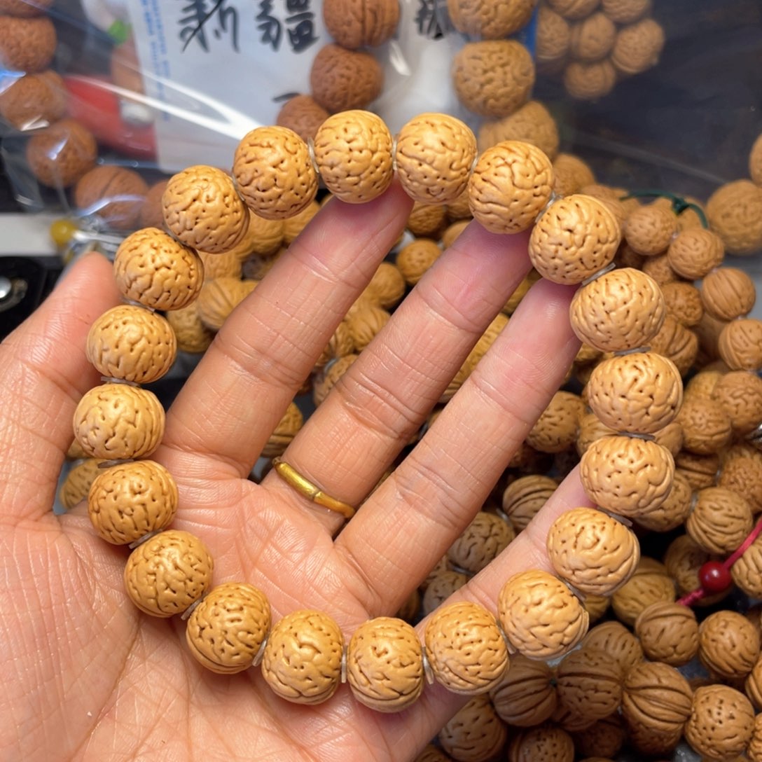 手串桃核15.9金丹手串