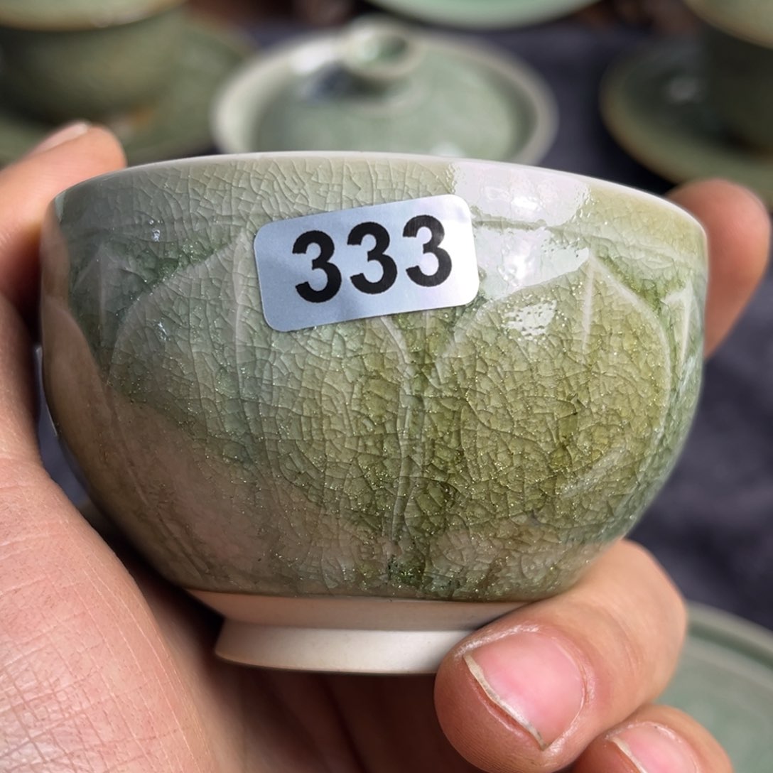 瓷 百圾碎杯子微瑕 333