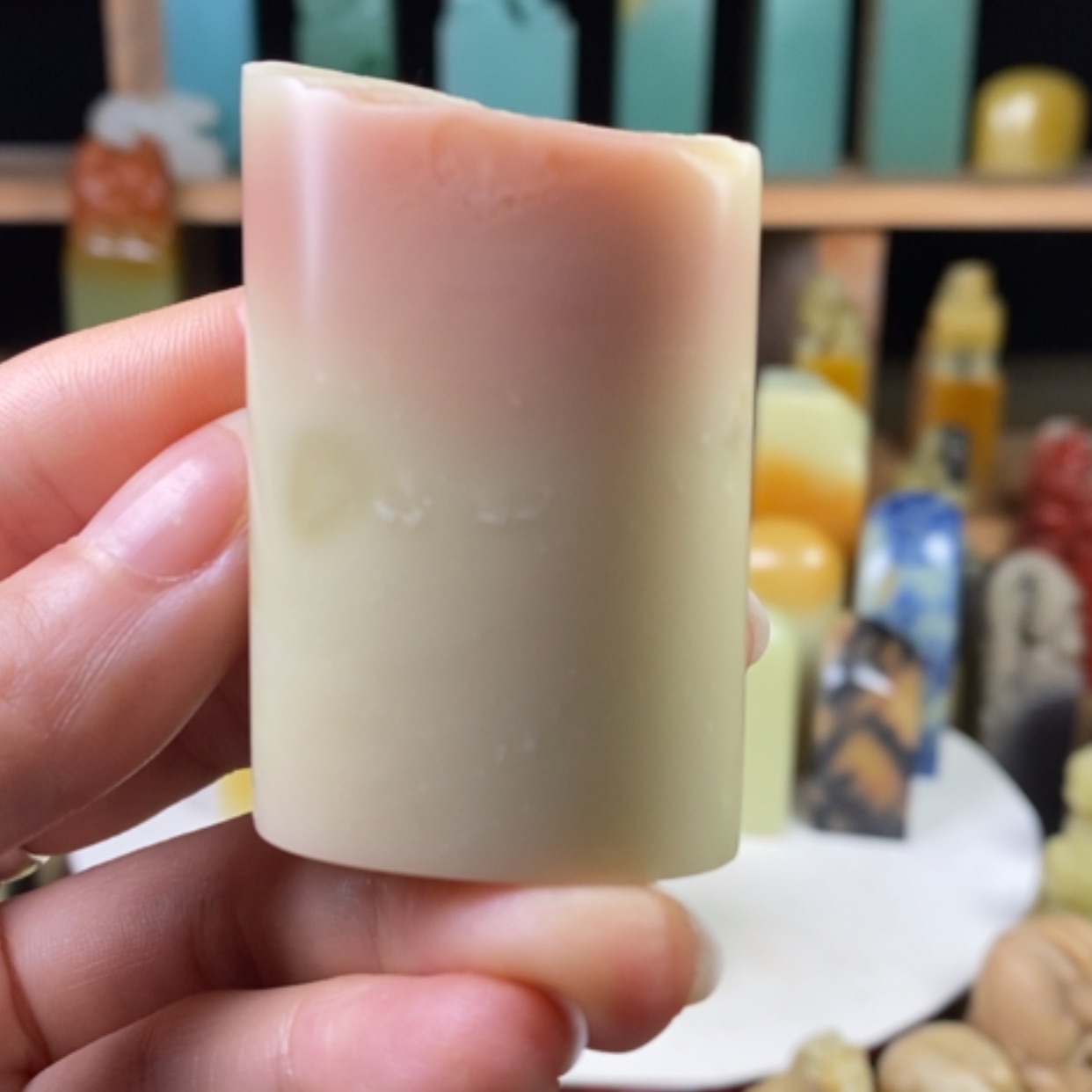 【闪购商品】青田石封门美人红……….