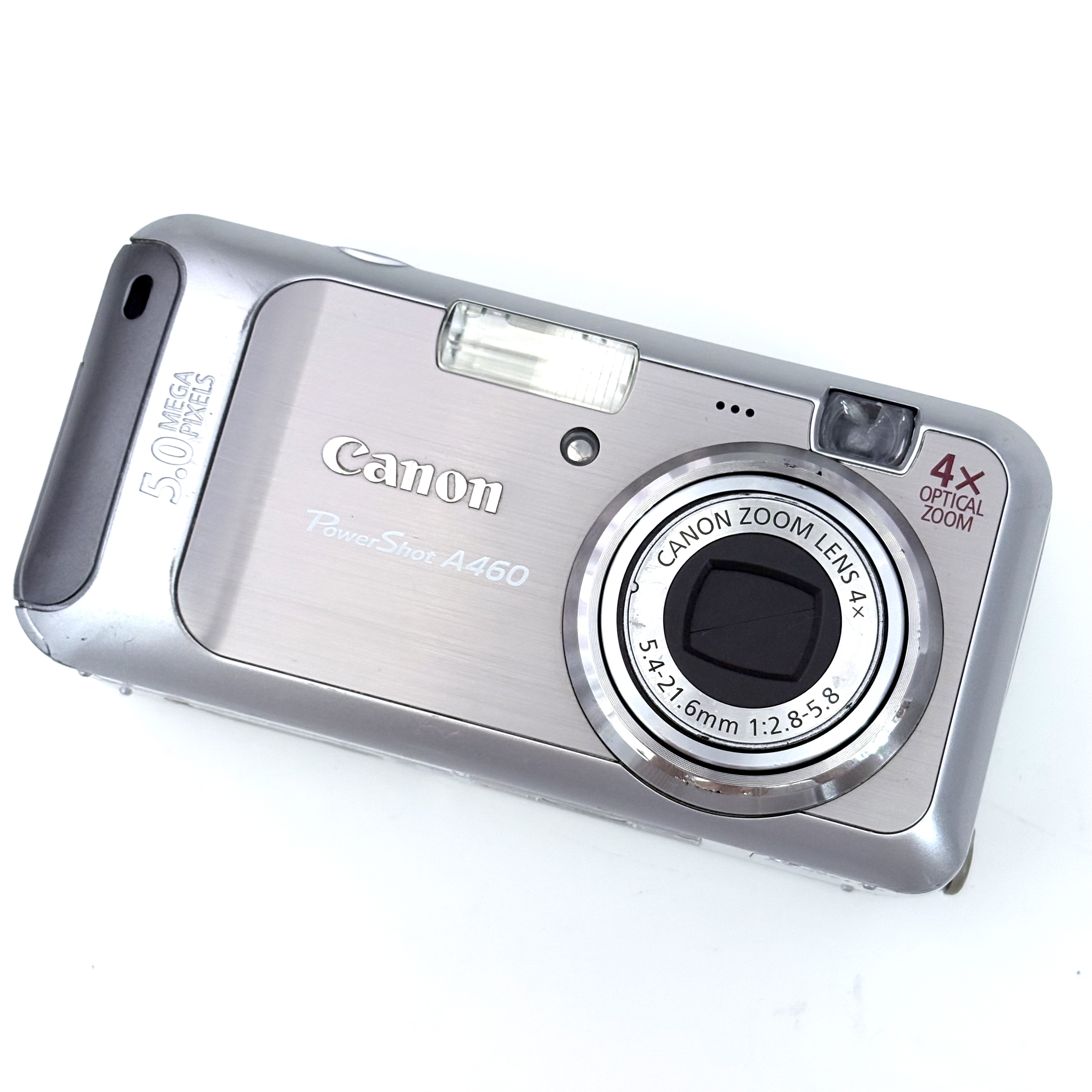 9新 Canon/佳能 A460银色500w像素4倍光学变焦数码相机